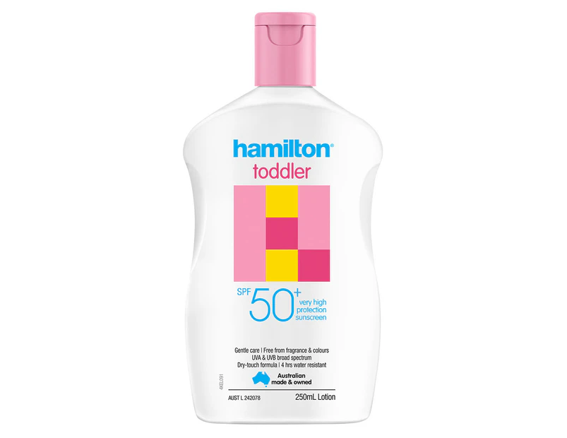 Hamilton Toddler SPF50+ Sunscreen Lotion 250mL
