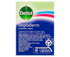 3 x Dettol Sapoderm Hygienic Soap 125g