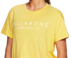 Billabong Women's Serenity Tee / T-Shirt / Tshirt - Sunburst