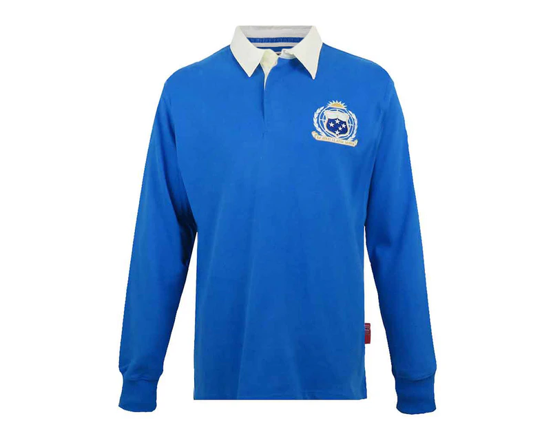Samoa Rugby Union Shirt Vintage Jersey - Blue