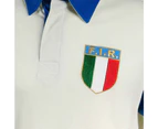 Vintage Italy Rugby Union Polo Shirt Retro - Blue