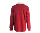 Ellis Rugby Shirt Red - Red