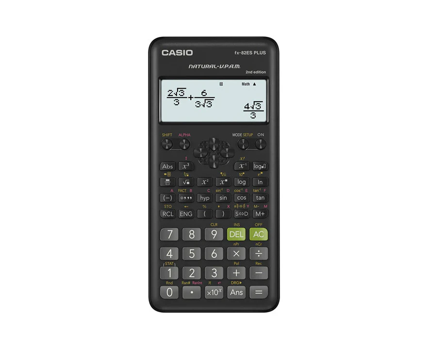 Casio Scientific Calculator FX-82ES PLUS FX82 FX-82 FX82-ES PLUS 2nd Edition