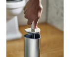 Joseph Joseph Flex 360 Luxe Toilet Brush - Silver