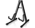 EZONEDEAL Guitar Stand Folding Universal A frame Stand for All Guitars Acoustic Classic Electric Bass Travel Guitar Stand - Black