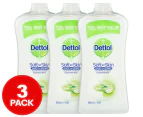 3 x Dettol Aloe Vera & Vitamin E Antibacterial Liquid Hand Wash Refill 950mL