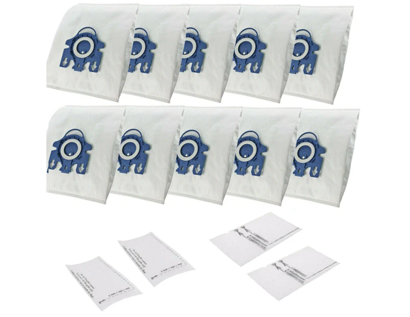 10x Vacuum Cleaner Bags For Miele GN Hyclean C2 C3 S2 S5 S8 S5210 S5211 S8310