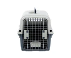 SMALL PRO PET CARRIER w/ DUAL SWING DOORS Portable Cats Dogs Travel Cage Kennel