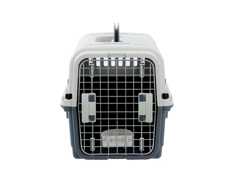 SMALL PRO PET CARRIER w/ DUAL SWING DOORS Portable Cats Dogs Travel Cage Kennel