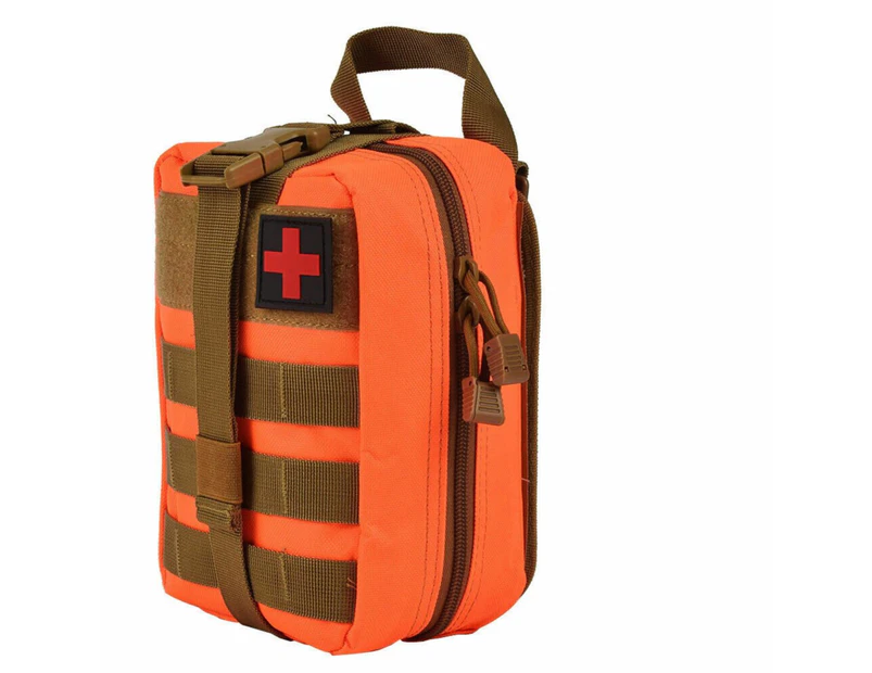 Tactical Away EMT IFAK Medical Pouch First Aid Kit Utility Bag - Orange