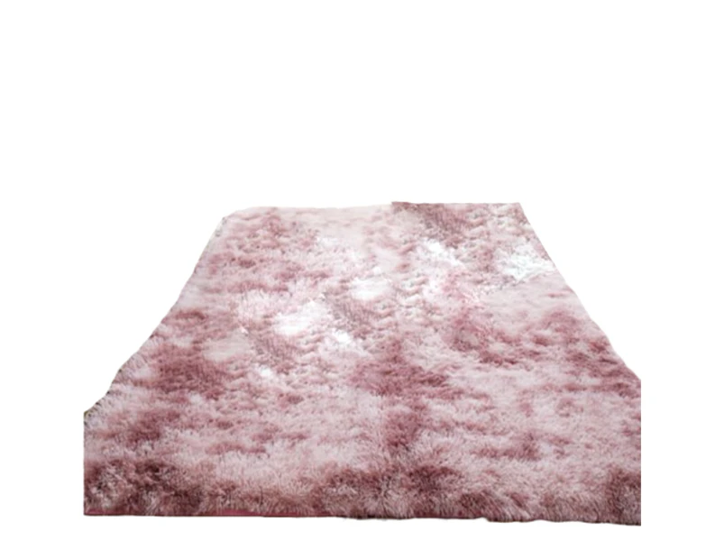 Floor Rug Rugs Fluffy Area Carpet Shaggy Soft Large Pads Living Room Bedroom Pad - Cloud Pink
