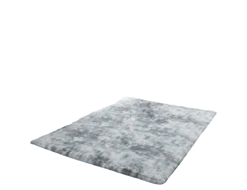 Floor Rug Rugs Fluffy Area Carpet Shaggy Soft Large Pads Living Room Bedroom Pad - Light Grey