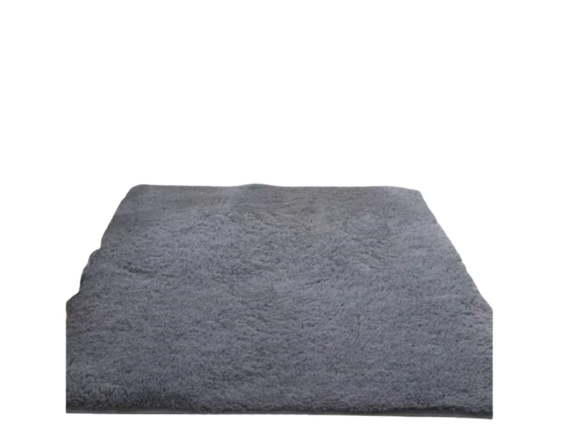 Floor Rug Rugs Fluffy Area Carpet Shaggy Soft Large Pads Living Room Bedroom Pad - Grey