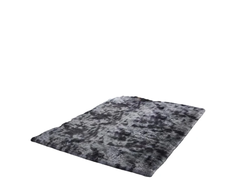 Floor Rug Rugs Fluffy Area Carpet Shaggy Soft Large Pads Living Room Bedroom Pad - Deep Grey