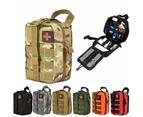 Tactical Away EMT IFAK Medical Pouch First Aid Kit Utility Bag - Olive Drab