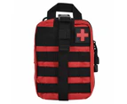 Tactical Away EMT IFAK Medical Pouch First Aid Kit Utility Bag - Red
