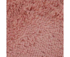 Reversible Long Pile Plush Sherpa Blanket Faux Fur Soft Warm Shaggy Throw Rug - Design 1097