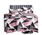 All Size Bed Quilt Duvet Doona Cover Set Cotton Bedding Pillowcase - Pinkly
