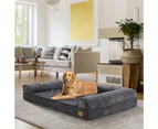 M/L/XL/XXL Orthopedic Dog Bed Sofa Chaise Lounger Mat Spine Supportive Bolsters