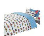 All Size Bed Ultra Soft Quilt Duvet Doona Cover Set Bedding - Cars