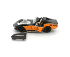 Maisto Licensed 1:24 Scale Harley Davidson Custom Corvette 1970 Diecast Model Car Black & Orange