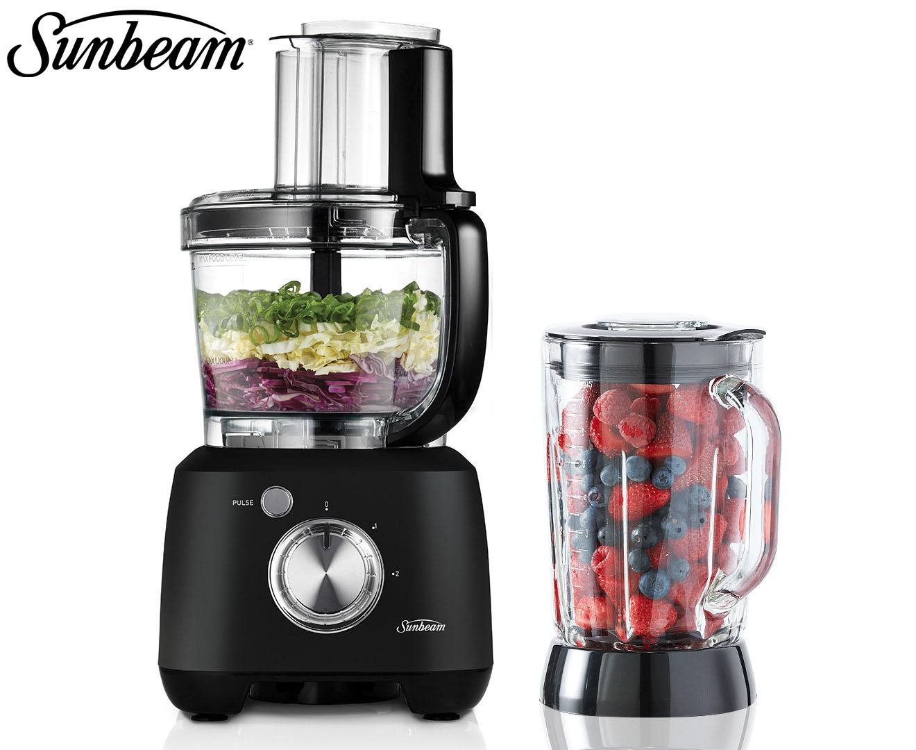 Sunbeam 1.5L Multi Food Processor Plus Black LCP6000BK