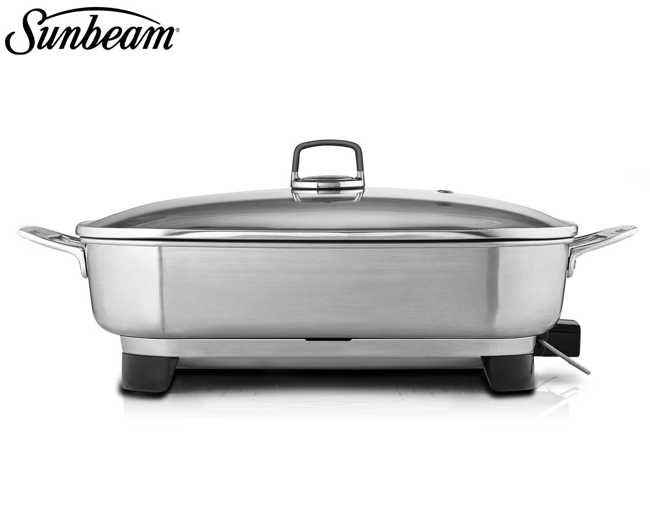 Sunbeam Ellise Stainless Steel Frypan w/ Lid - FPM9000SS