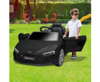 Audi Sport Licensed Kids Electric Ride On Car Remote Control Black