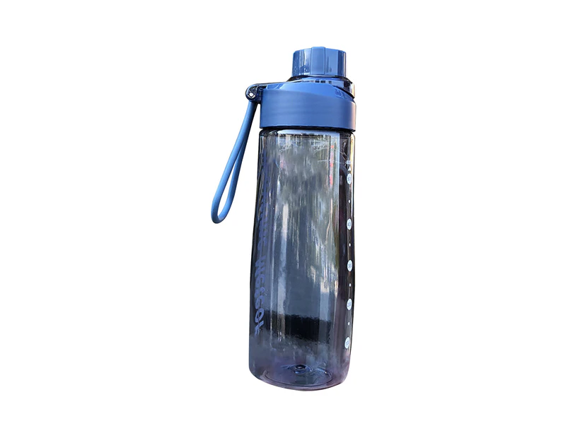 680ml Water Bottle Good Sealing Anti-crack Accessory Gym Camping Hiking Travel Water Bottle for Cycling-Blue - Blue