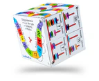 ZooBooKoo Addition and Subtraction Math Cubebook - Educational Fold-Out Cube (Polish)