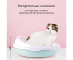 Hollow Design Anti Splash Cat Litter Box