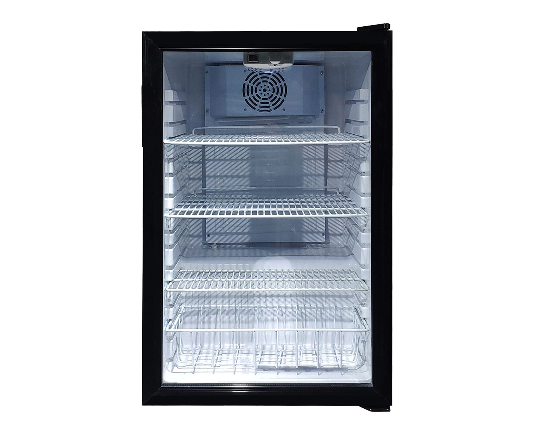 Kolner 130L Mini Bar Fridge Glass Door Beverage Cooler Refrigerator