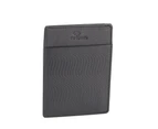 ZAID Wax RFID Genuine Veg Tanned Leather Slim Credit Card Wallet 4 Cards & Notes - Black