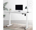 Artiss Standing Desk Motorised Sit Stand Desks White 140CM