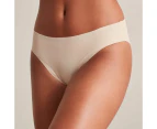 No Show High Cut Briefs - Lily Loves - Neutral