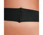 No Show G-String Briefs - Lily Loves - Black