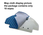 10pcs Mop Cloth Pads For Samsung Powerbot-e Vr05r5050wk Vacuum