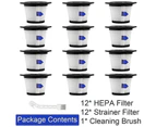 Replacement Parts Hepa Filter For Moosoo K17 Cordless Vacuum Cleaner