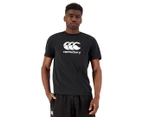 Canterbury Men's CCC Anchor Tee / T-Shirt / Tshirt - Black/White