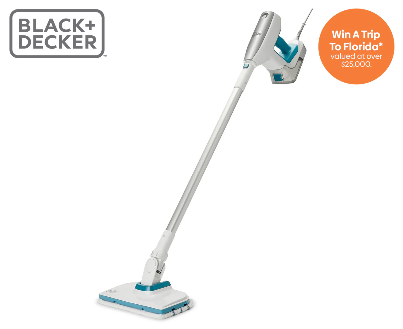 Black & Decker 8-in-1 Handheld Steam System Mop