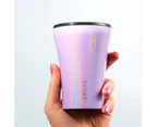 STTOKE Ceramic Reusable Cup 8oz Unicorn purple