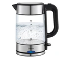 Ovation 1.7L Electric 360° Cordless Glass Kettle w/Boil Dry Protection/Auto Off