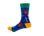 Men Xmas Funky Cotton Socks - Design 6