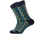 Men Xmas Funky Cotton Socks - Design 8