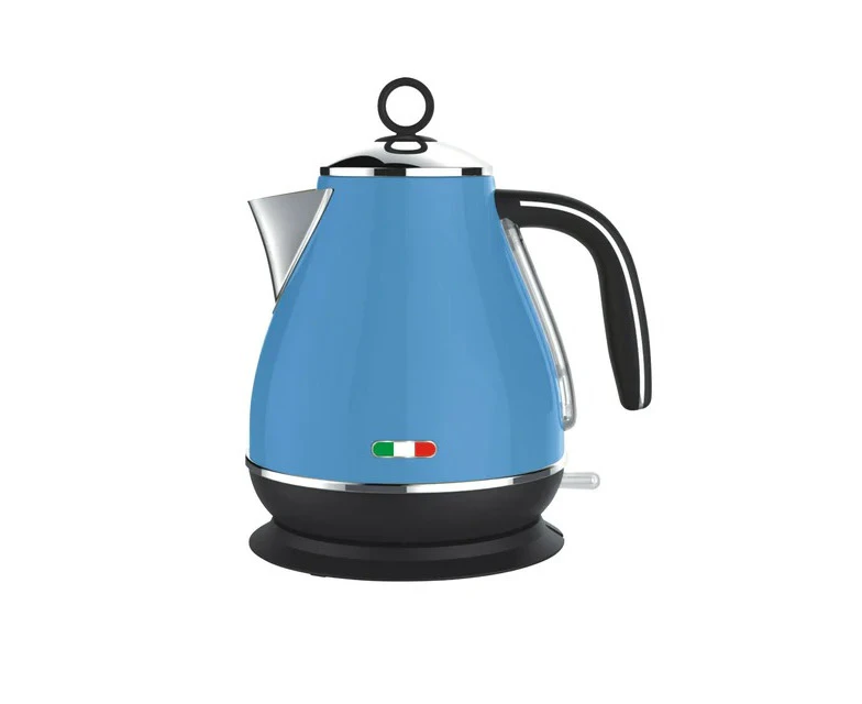 Vintage Electric Kettle Sky Blue 1.7L Stainless Steel AutoOFF 2200W