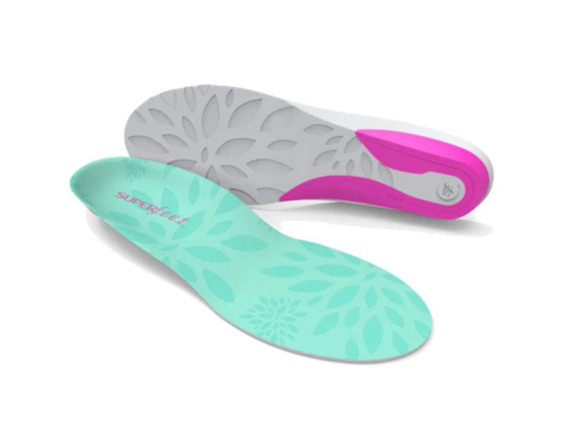 Women's Superfeet Me Full Length Insoles Inserts Orthotics Arch Support Cushion