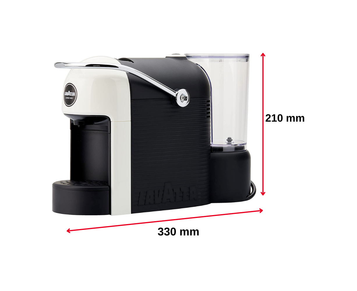 Lavazza, A Modo Mio Jolie, Coffee Capsule Machine, Compatible with A Modo  Mio Coffee Pods, Quiet, with Removable Cup Rest, Automatic Shut-Off