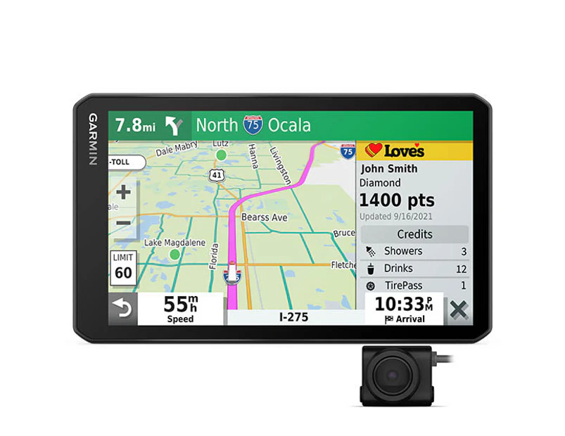 Garmin dezl LGV710 7" GPS Truck Nav w/ BC 50 Backup Cam