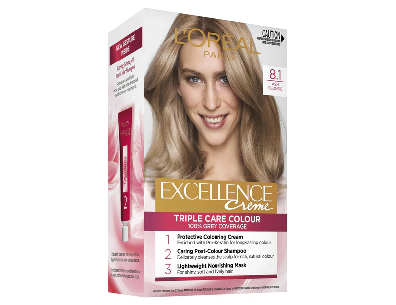 LOreal Excellence 8.1 Ash Blonde