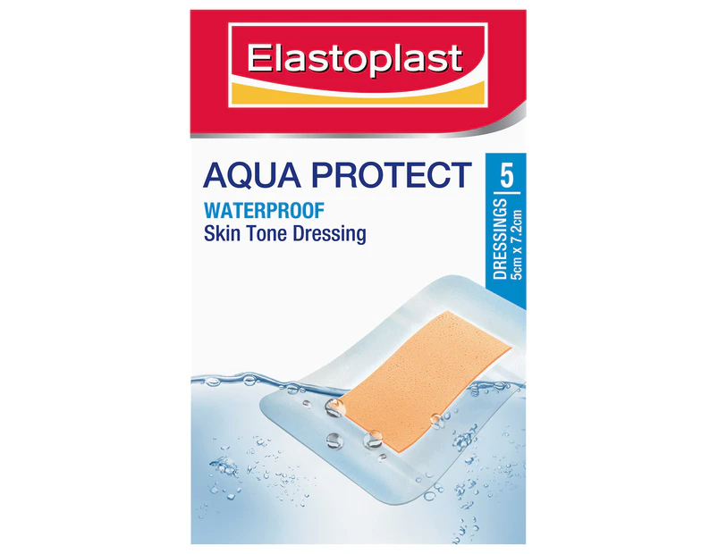 Elastoplast Aqua Protect Dressing 5cm x 7.2cm 5 Pieces
